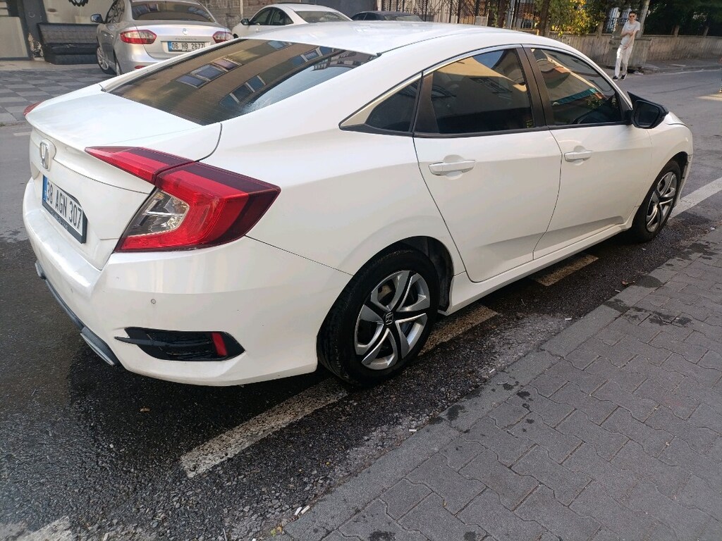 16 Honda 5x114,3 fc5 kara jant takımı - 2
