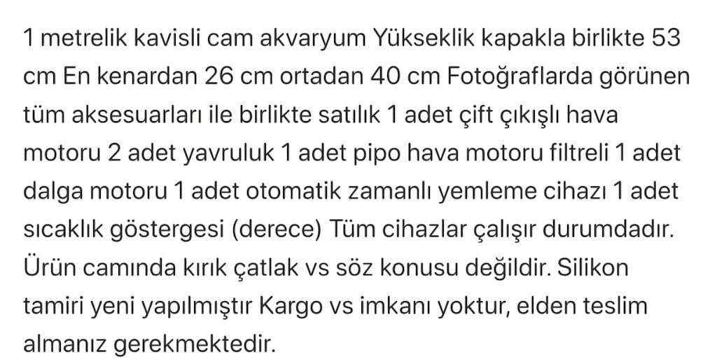 Tam takım akvaryum - 10