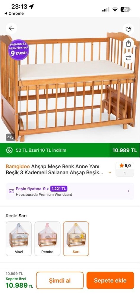 ahşap beşik - 3