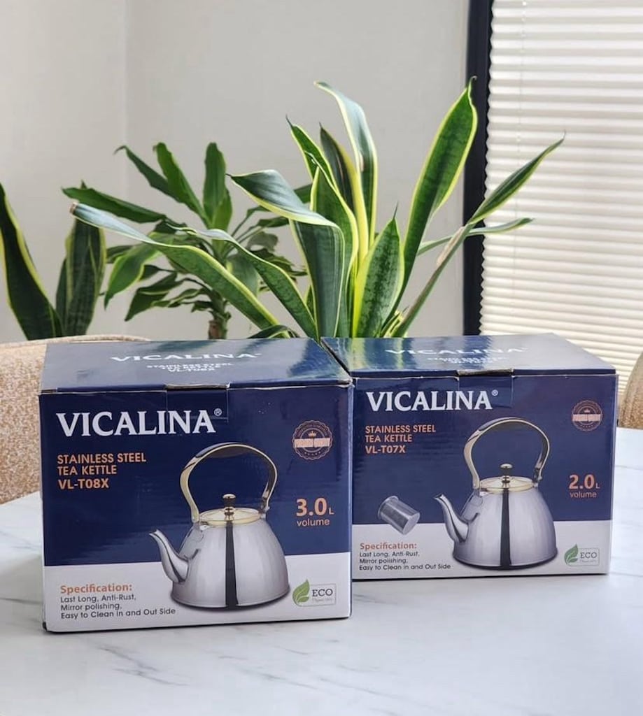 Vicalina Çelik Çaydanlık Seti - 4
