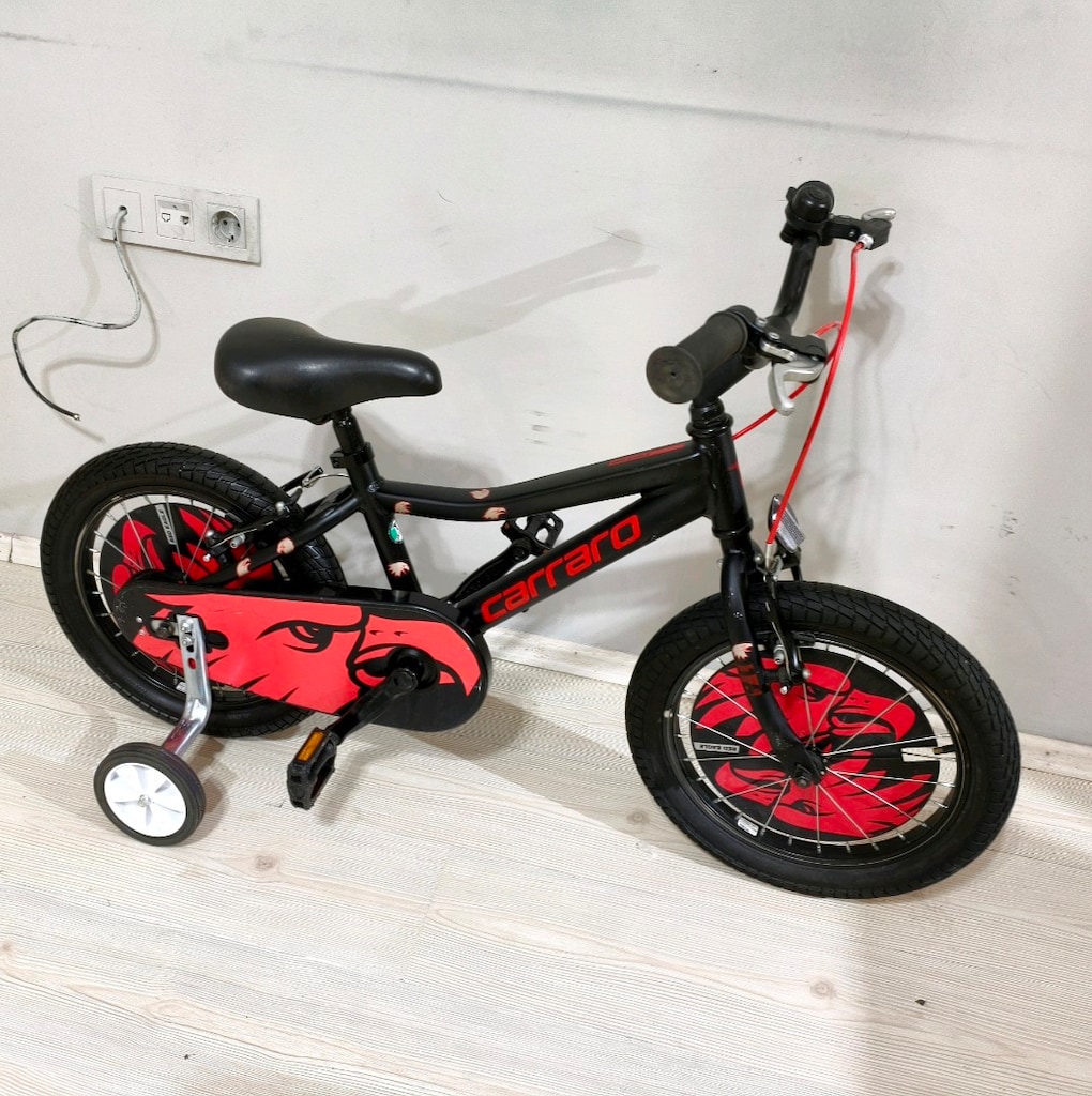 carraro marka alüminyum kadro 16 jant bisiklet - 9