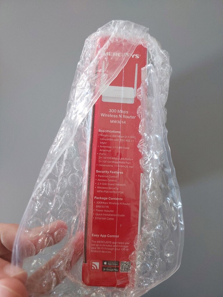 MERCUSYS 300Mbps Router MW301R SIFIR - 3