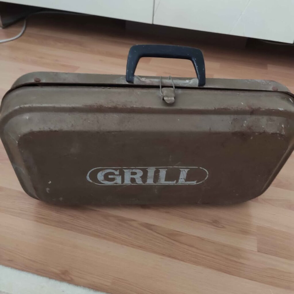 Tüplü Çanta Mangal, Barbekü. Tavuk çevirme aparatı ile. - 3