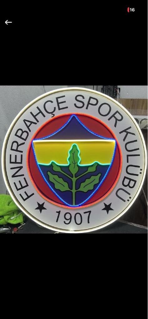 fenerbahçe arma neon led tabela - 2