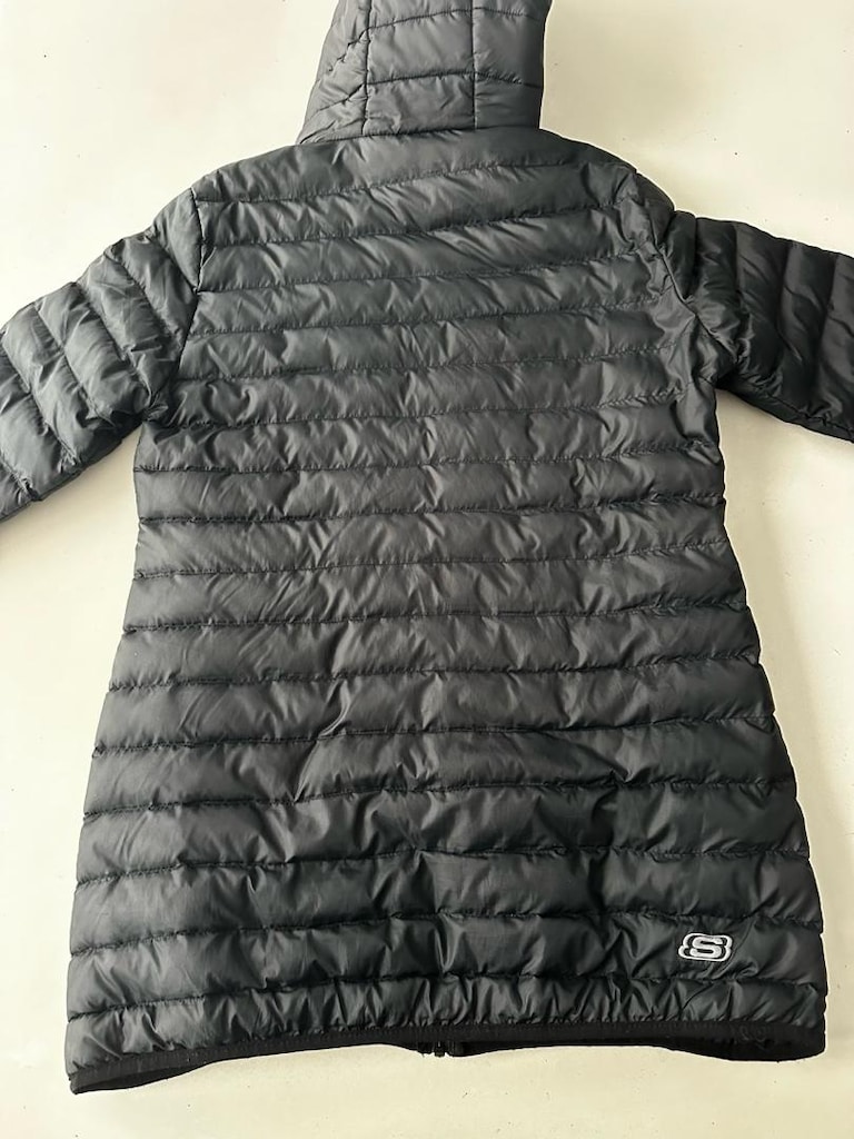 skechers maxi kadın siyah mont - 11
