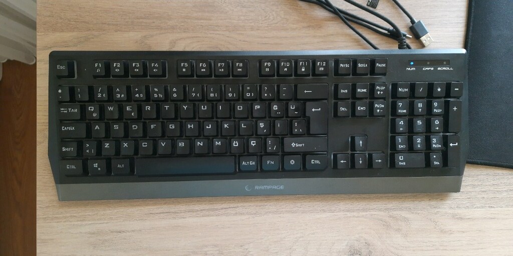 RAMPAGE RGB MEKANİK OYUNCU KLAVYESİ BLACK SWİTCH TÜRKÇE Q KLAVYE - 2