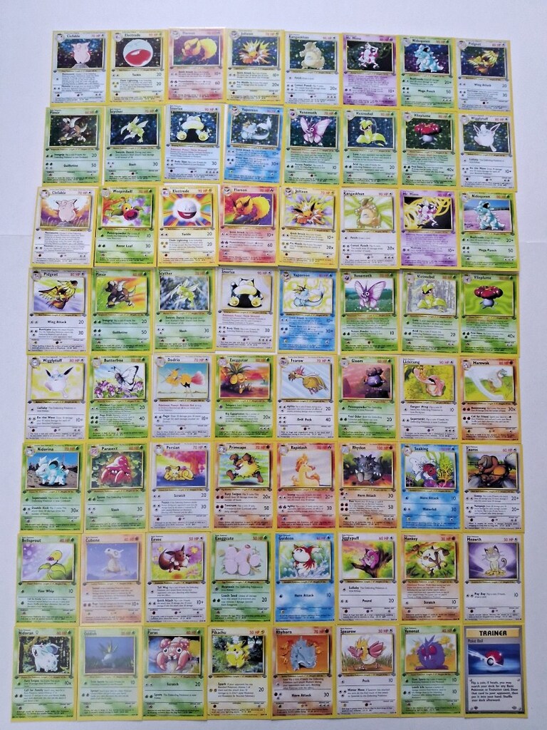 İngilizce Pokemon Jungle Set Destesi 64 Pokemon Kartı - 2
