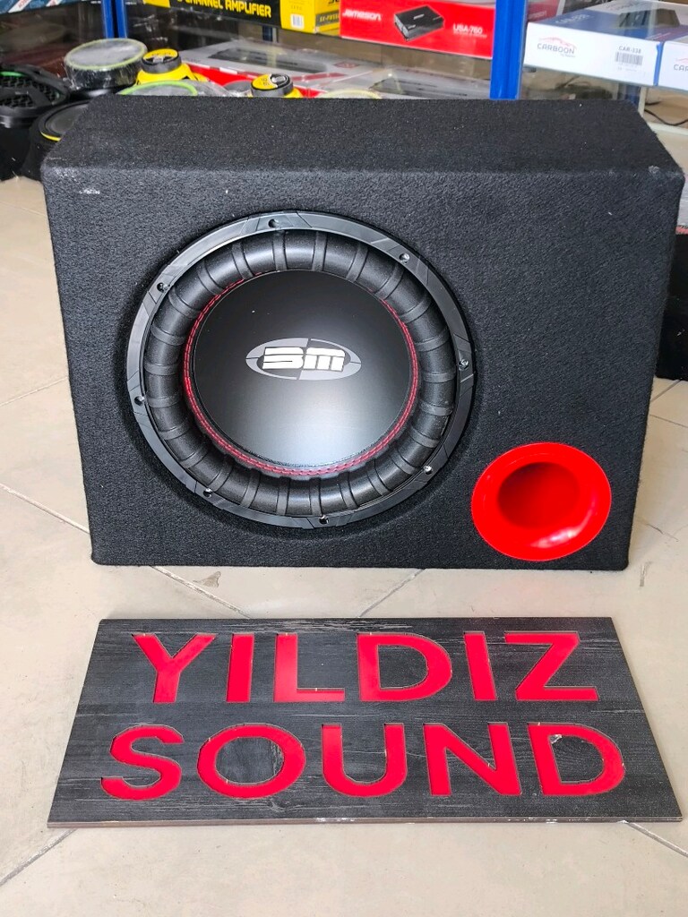 30cm Kutu Bass 1400w 300rms Sifir Boschmann - 2