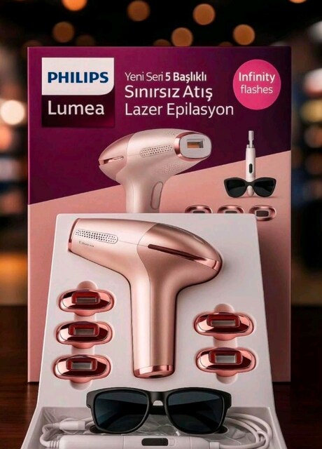 Philips lazer şoklu epilasyon