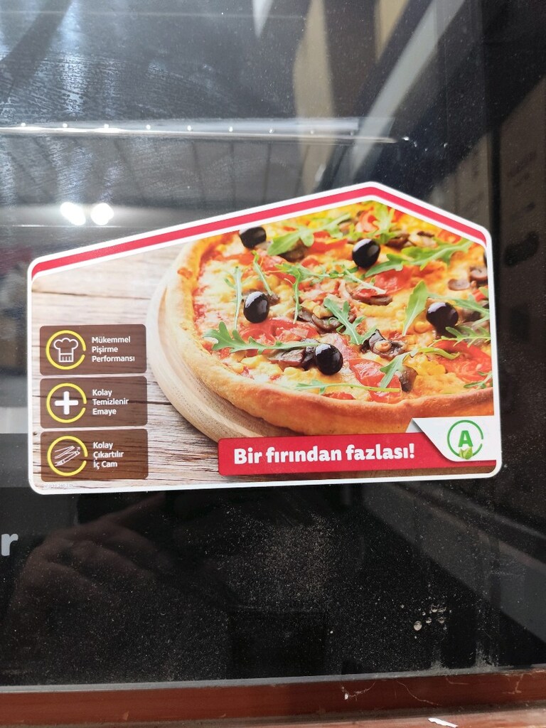 Simfer 7332 siyah ankastre fırın statik (tubosuz) sıfır - 6