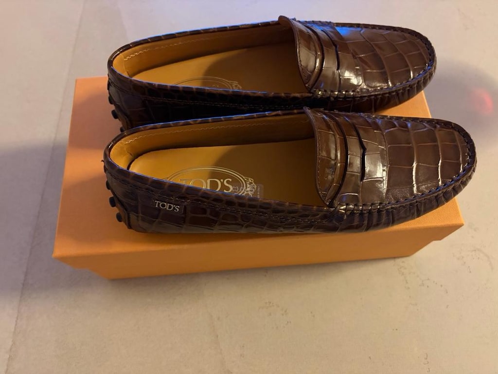 Tod’s croco baskı deri driver - 3