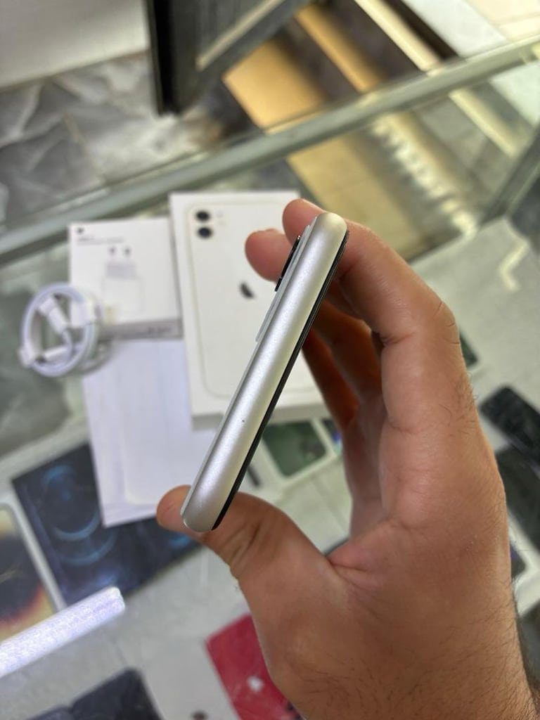 MÜHENDİSCELLDEN YURTİÇİ İPHONE 11 BEYAZ RENK PİL %100 - 2