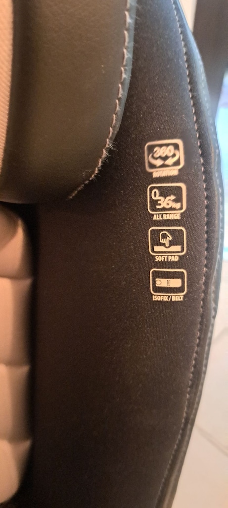 Kraft 360 Derece Dönebilen Çocuk Oto Koltuğu ISOFIX — Çok Temiz - 4