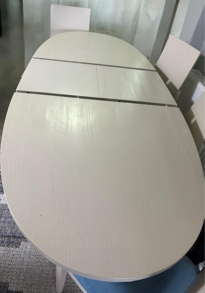 oval yemek masası - 7