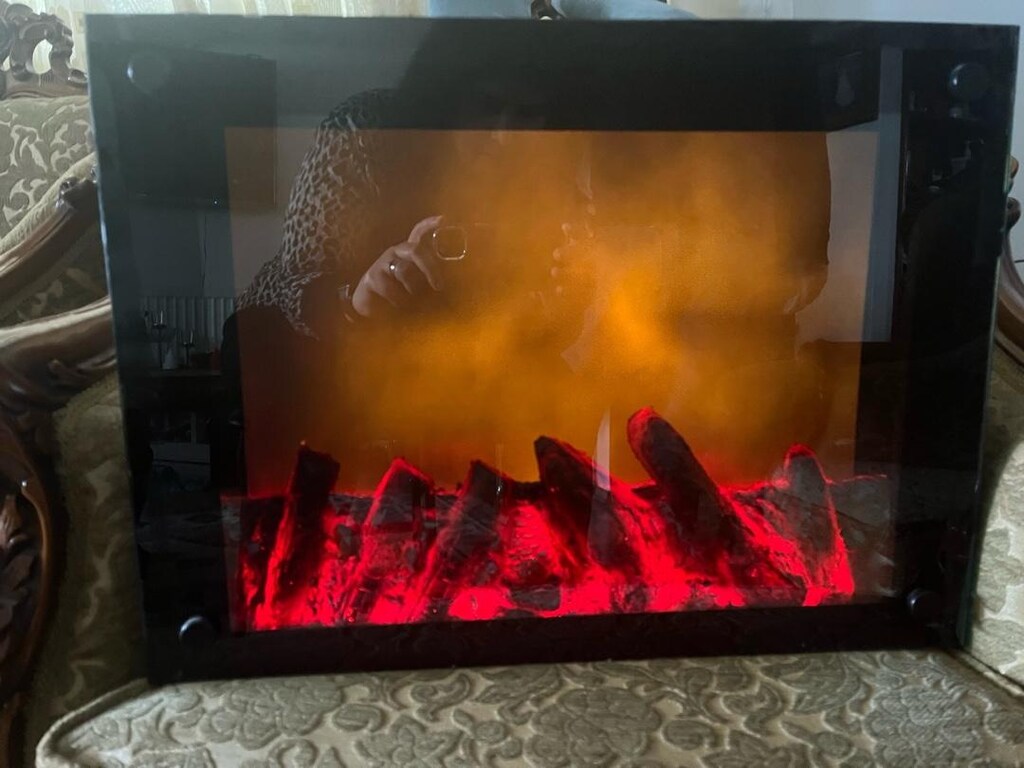 şömine içi elektrikli ekran