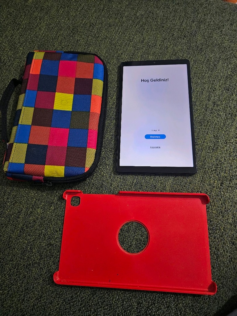 Galaxy Tab A7 Lite Gri renk, hiçbir sorunu yok. - 7