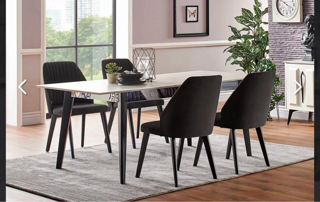 6 Sandalyeli Açılabilir Yemek Masası - 2