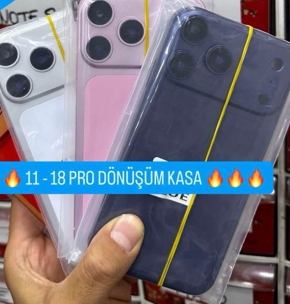 iPhone 11 Uyumlu 18 Pro Dönüşüm Kasası 11 den 18 Pro ya Çeviren Kasa - 2