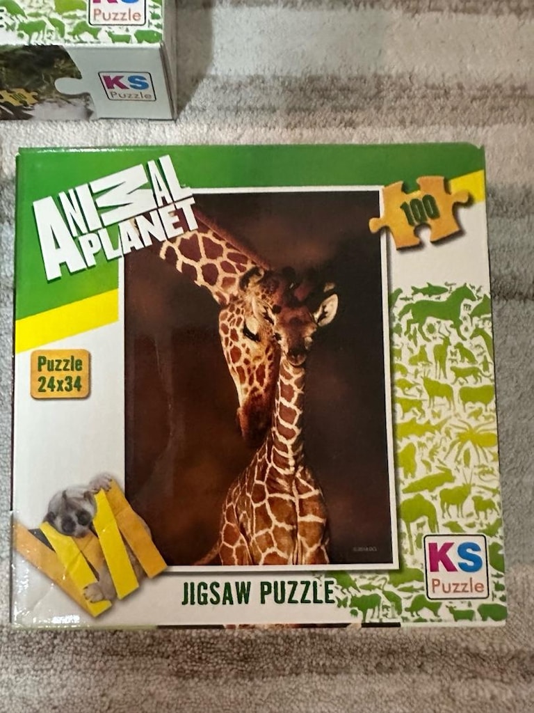 KS5li Renkli Hayvan Figürlü Puzzle Seti - 3