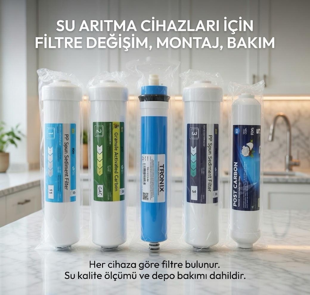SU ARITMA CİHAZLARI FİLTRE DEĞİŞİMİ KAMPANYASI- MONTAJ DAHİL 1.700 TL. - 10