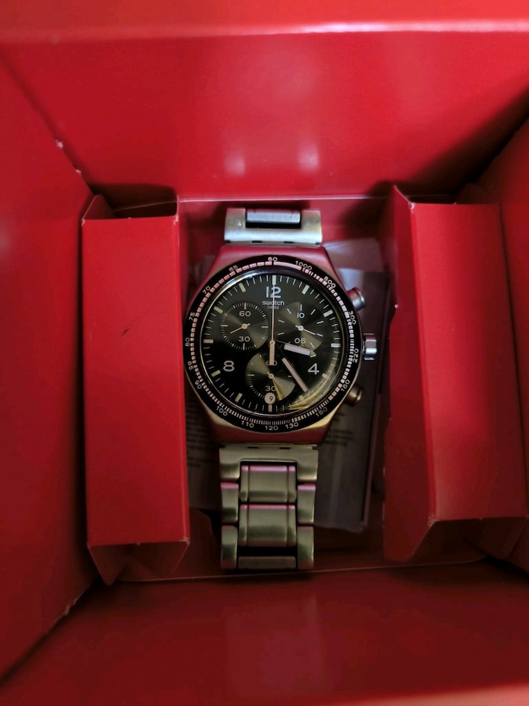 Swatch erkek saat night flight - 9