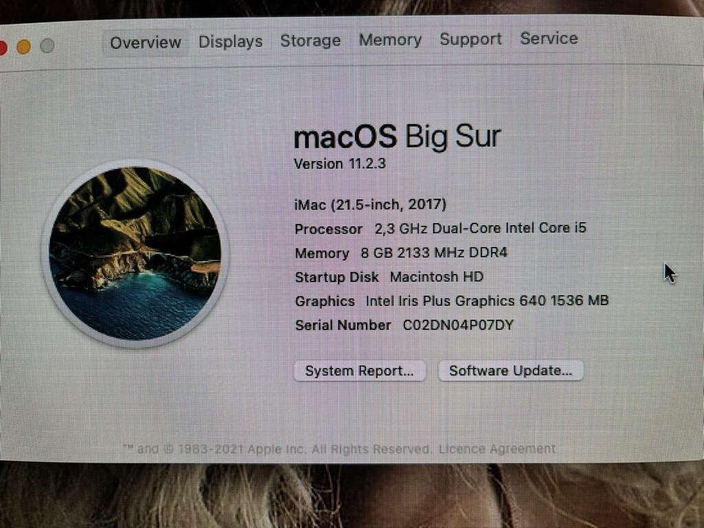 21.5 inç 2017 İ Mac - 2