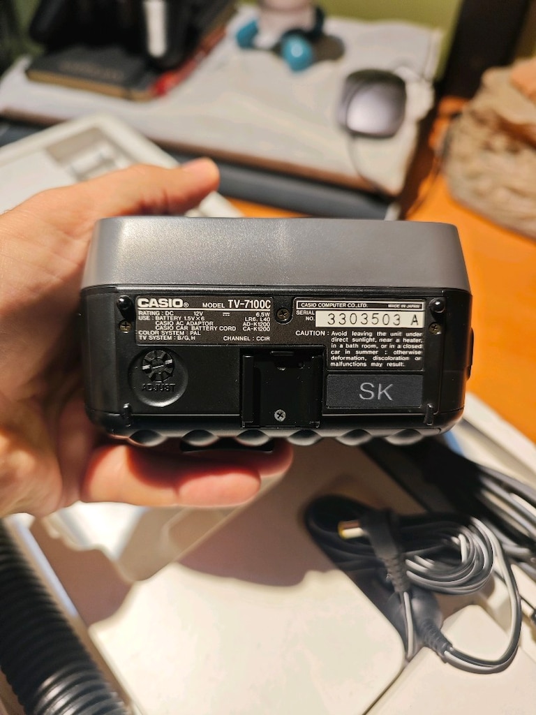 Casio TV 7100C Mini TV Televizyon - 5