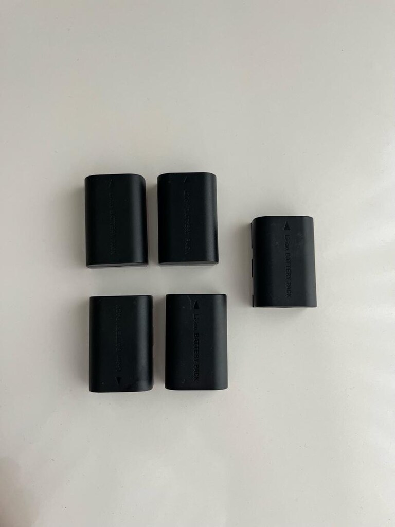 5 adet Canon lp-e6 batarya - 2