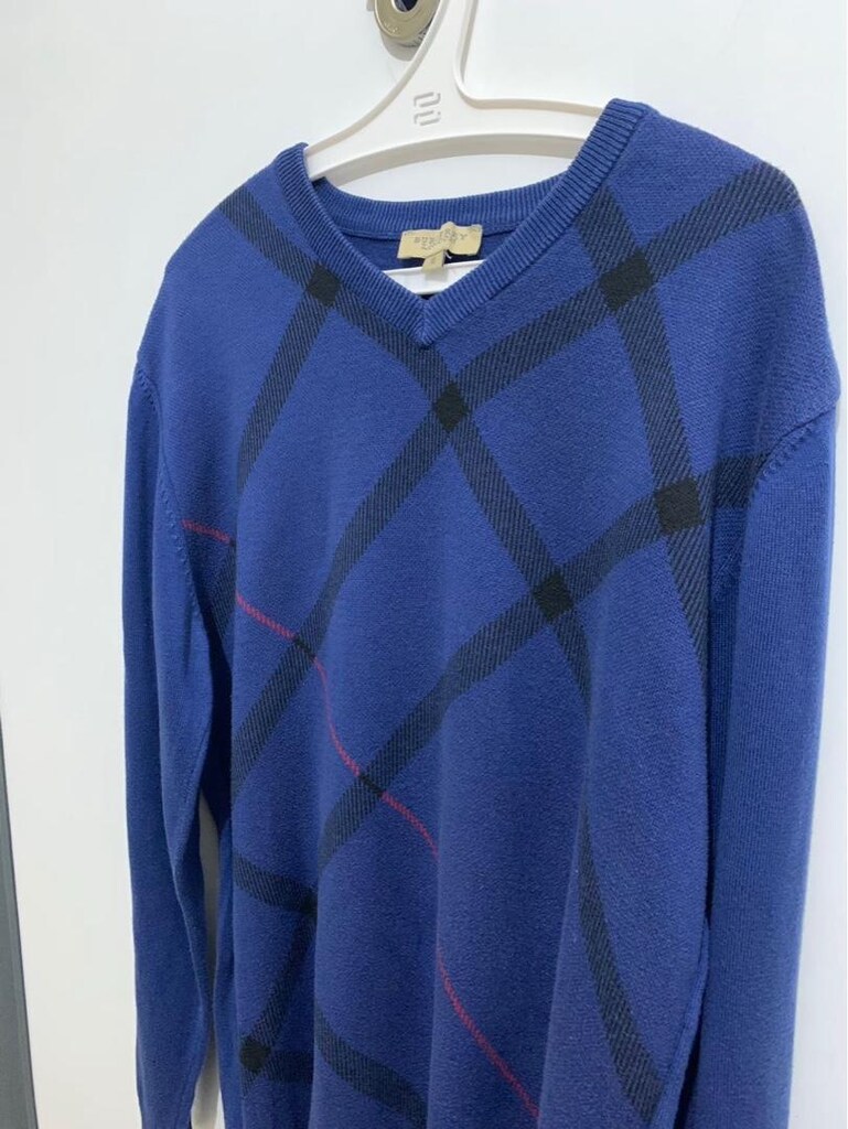 orijinal Burberry V yaka XL beden kazak