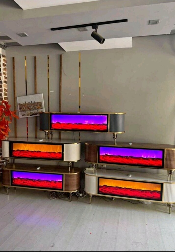 şömine müzik çalarlı kablosuz baglantı