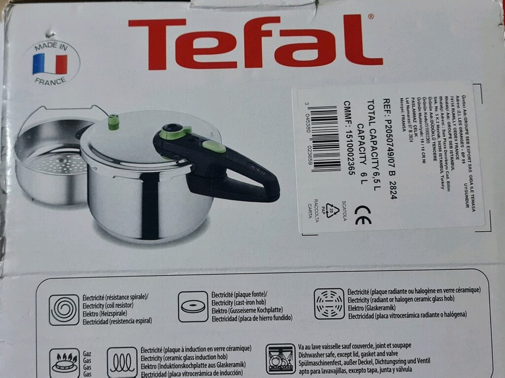 Tefal Düdüklü Tencere 6 Litre Secure Neo. Sıfır kutusunda. - 4