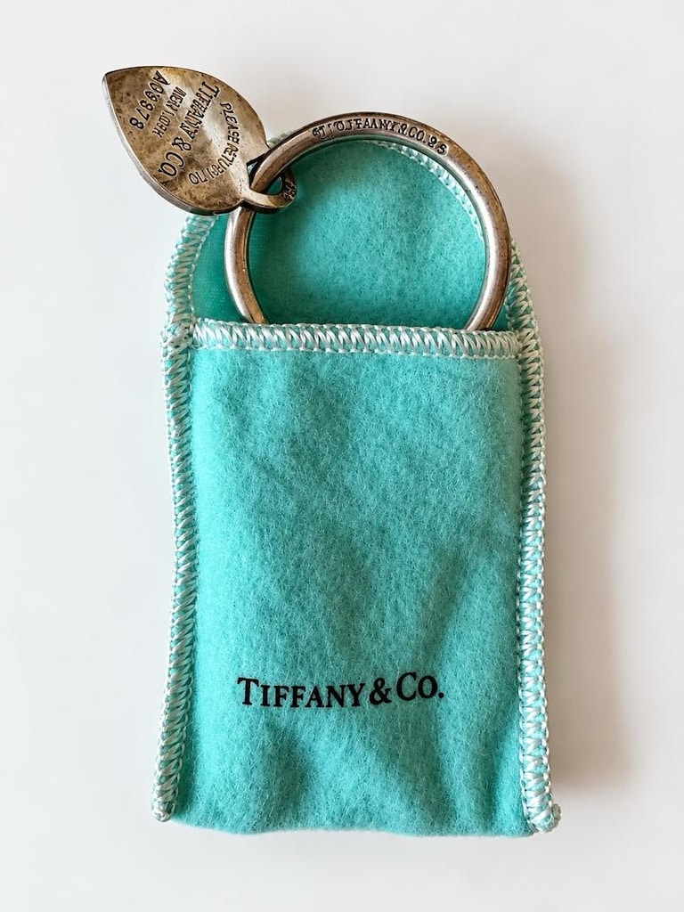 ORİJİNAL TIFFANY & CO. 925 AYAR GÜMÜŞ ANAHTARLIK - 8