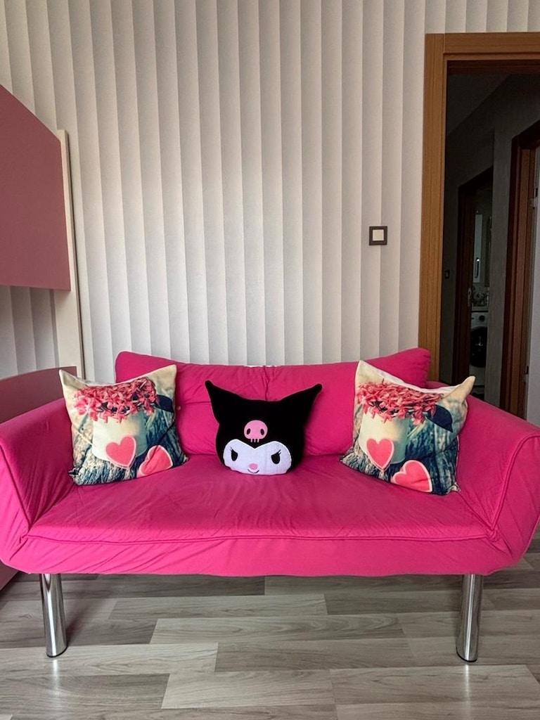 Eksiksiz Pembe Kız Çocuk / Genç Odası Seti + 2 Adet Yatak Dahil - 4