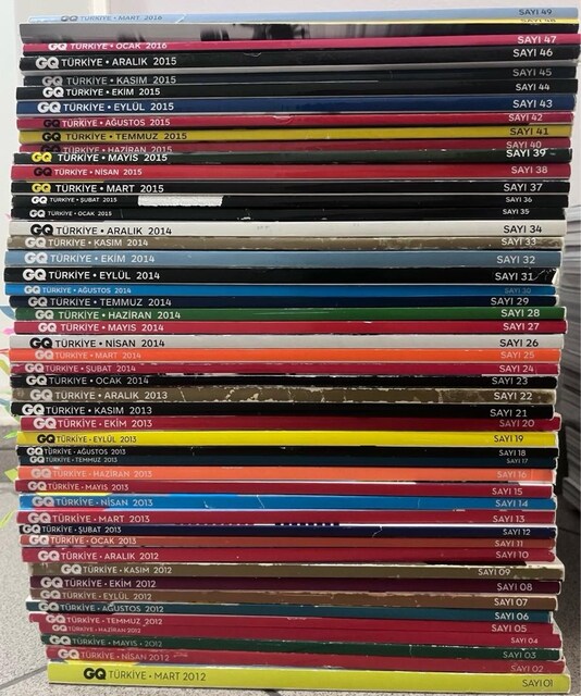 GQ Türkiye Dergisi’nin TÜM SAYILARI