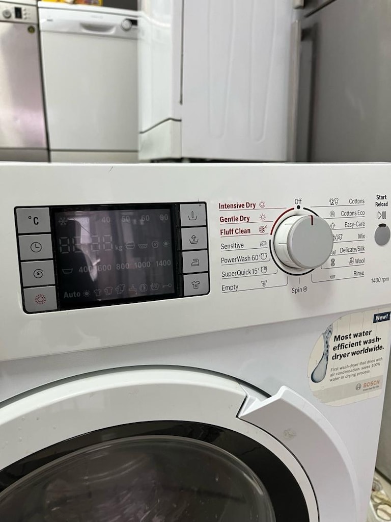 bosch 7/4 tertemiz sıfır ayarında çamaşır makinesi yurt dışı üretim - 7