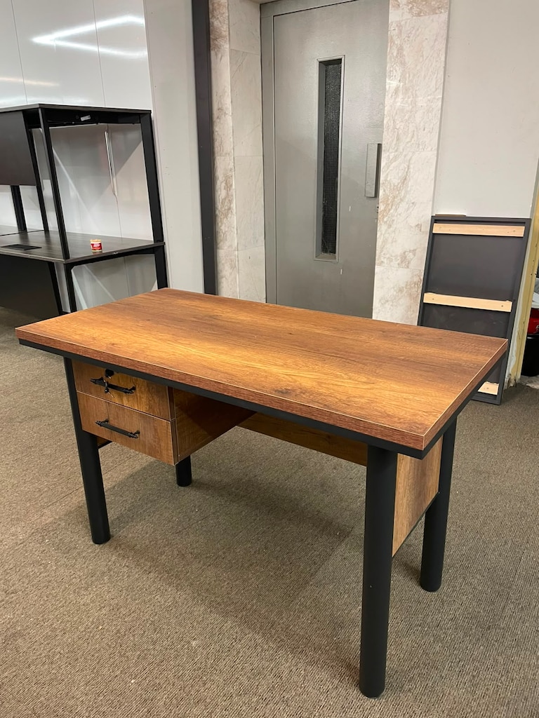 KLAS OFİS ÜSKÜDAR 120x60 cm BAROK CEVİZ ÇALIŞMA MASASI SIFIR - 5
