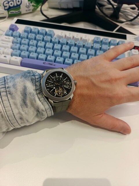 Bvlgari Octo Roma Skeleton Tourbillon Titanium Automatic Safir Saat