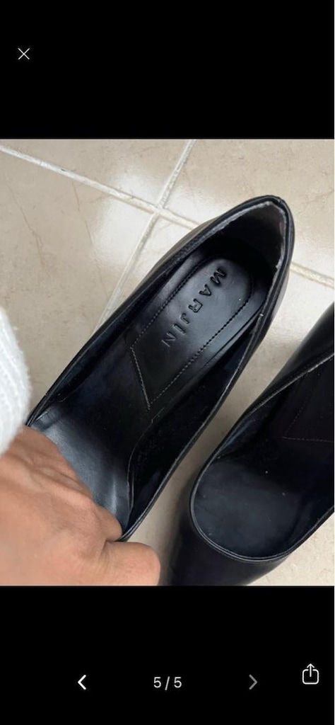 marjin marka siyah stiletto - 4