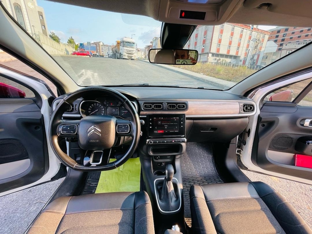 Citroen C3 orijinal çift renkli otomatik benzinli düşük kilometre - 13