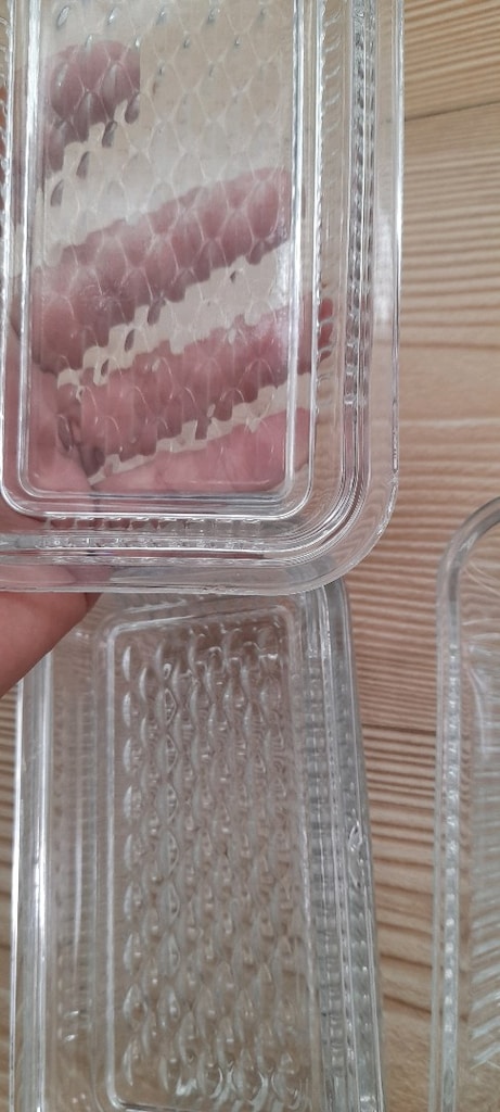 Paşabahçe cam kapaklı kahvaltı tabağı 3lü - 4