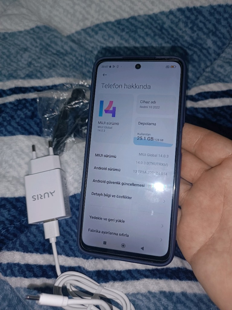 redmi 10 2022 128gb hafıza 6gb ram yurtiçi cihazı tr - 12