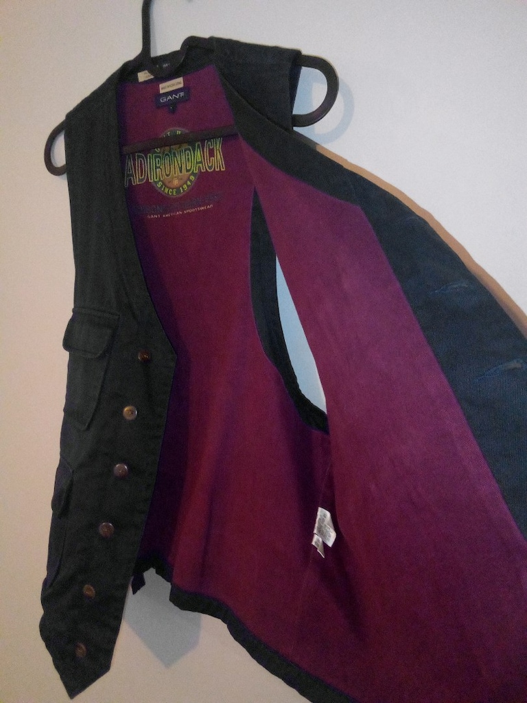 Gant kanvas vintage yelek Adirondac modeli L en 55 — görsel 5/15