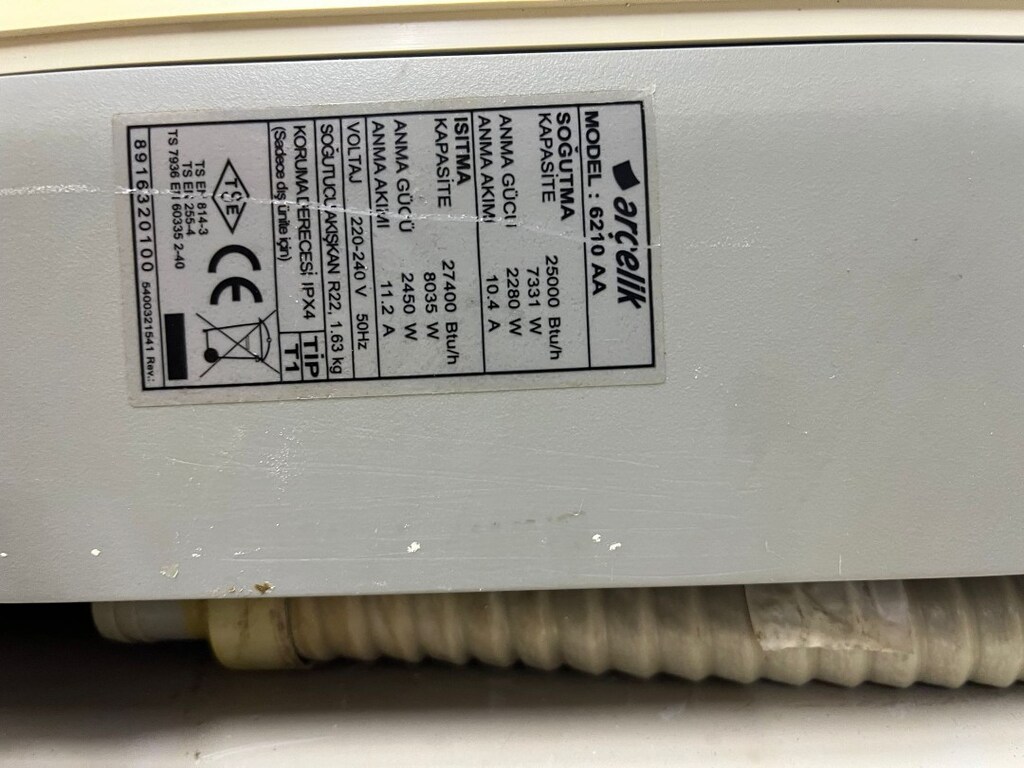 ARÇELİK 6211 AA 25.000 BTU SPLİT KLİMA - 2