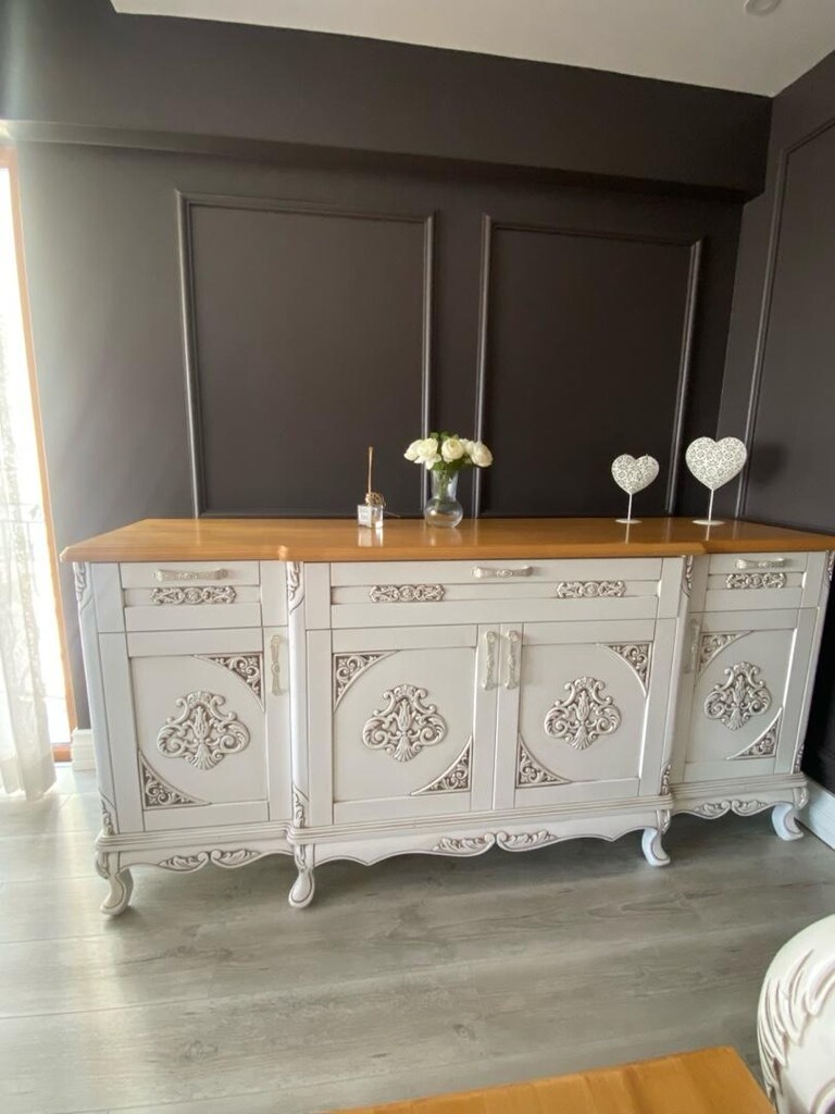 ahşap el oyması salon takımı - 4