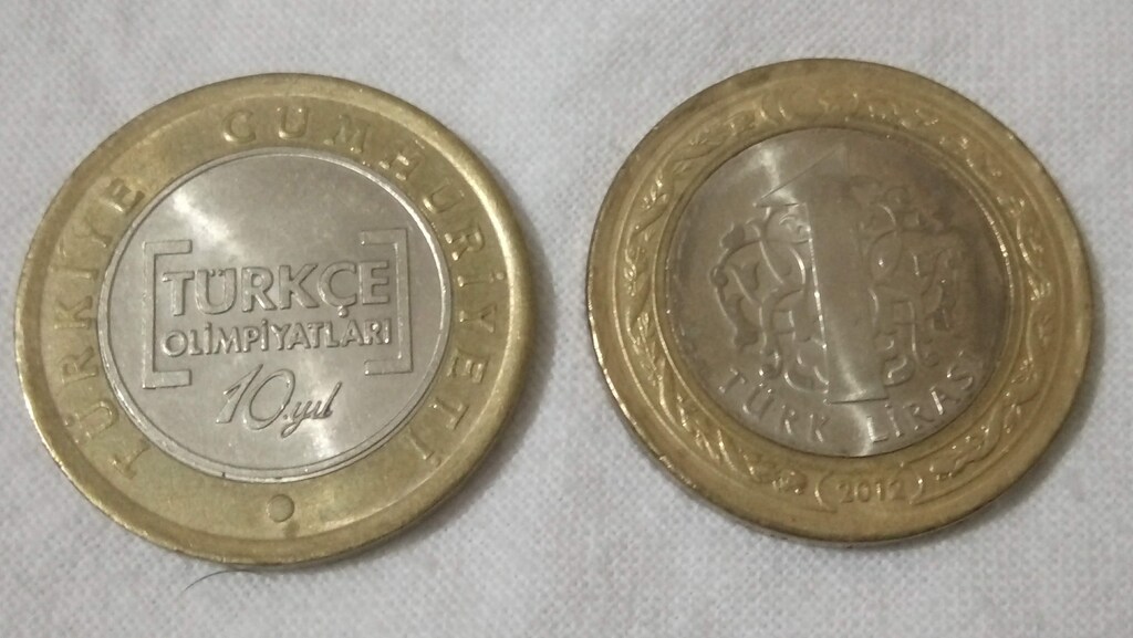 TESLİM YERİ: AKÇAY 2 ADET TÜRKÇE OLİMPİYATLARI ÖZEL GÜN PARASI - 3