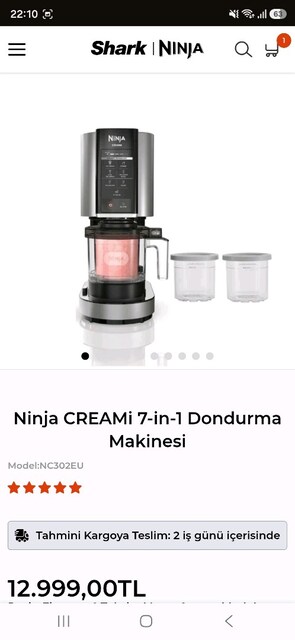 Ninja CREAMi 7-in-1 Dondurma Makinesi
