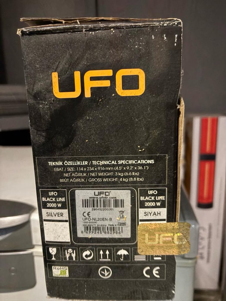 Ufo 2000 W kumandalı ısıtıcı - 2
