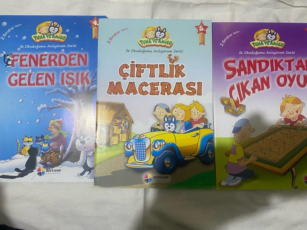 kitap serisi 2.sınıf okuduğumu anlıyorum Tuna ve Amigo serisi - 3