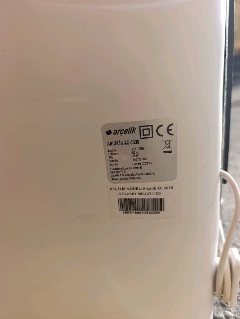 ARÇELİK İYONİZER HAVA SOĞUTUCU SERİNLETİCİ - 6