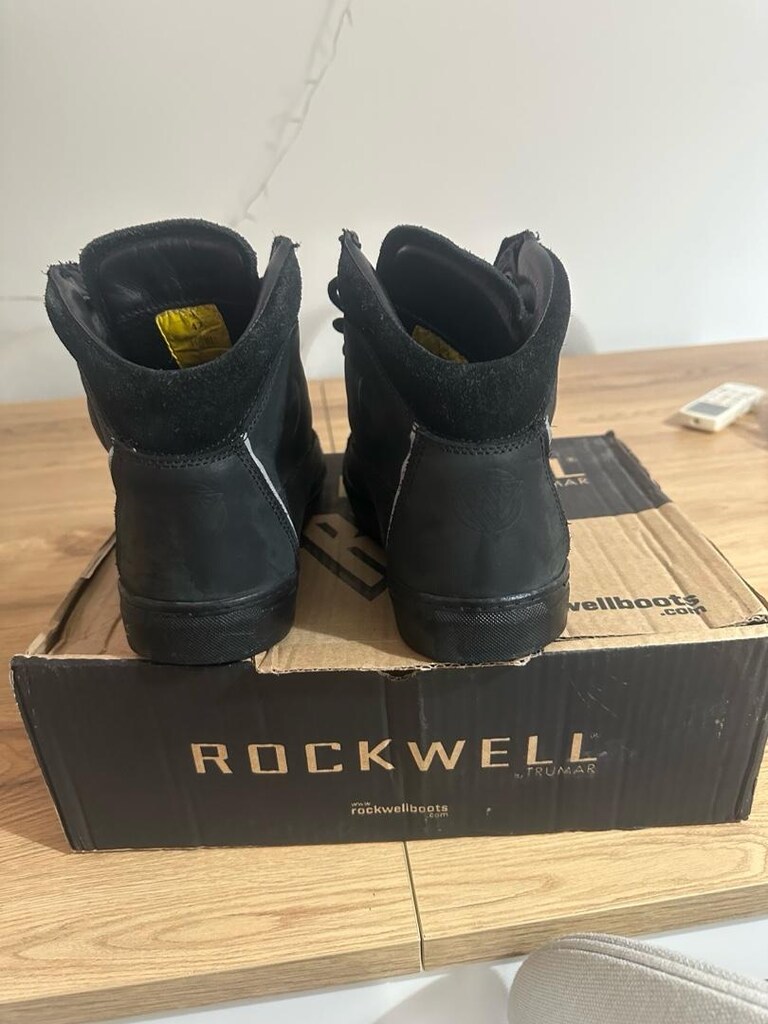 Rockwell Cafe Impactec Black Siyah Yazlık Motosiklet Botu - 5